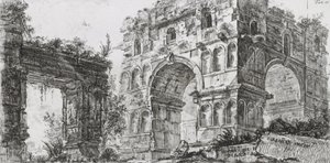 Der Tempel der Diana von Giovanni Battista Piranesi